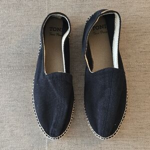 Toni Pons Black Cotton Espadrilles Sz 45 (11.5)